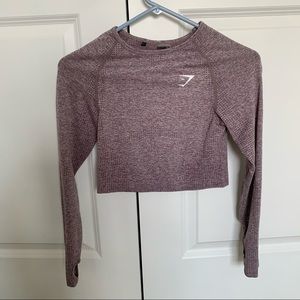 Gymshark long sleeve crop top